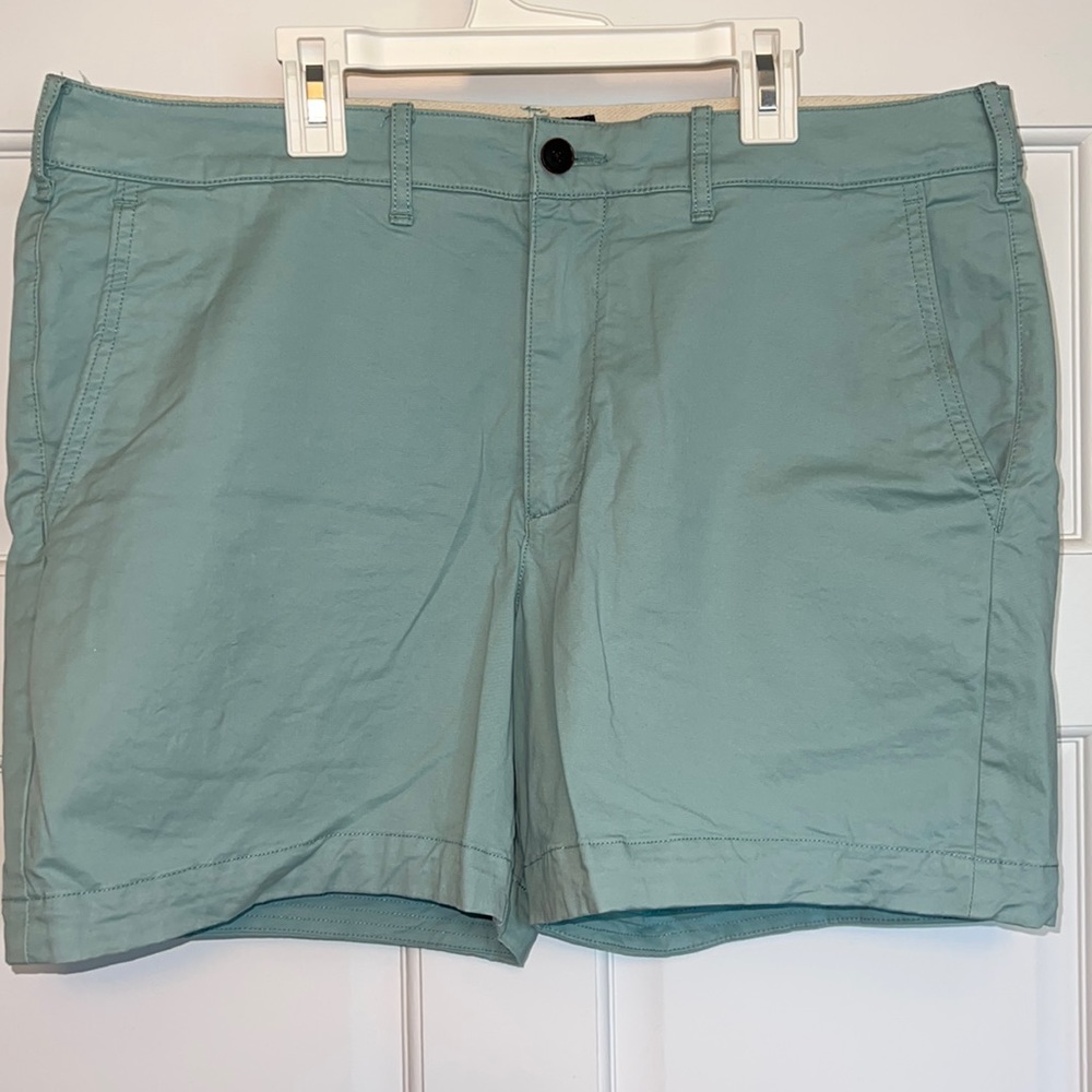 Abercrombie & Fitch Shorts 34 Prep Preppy 5” Turquoise Blue